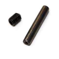 Motor sprocket grub screw and roll pin